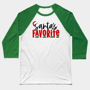 Santa's Favorite Baseball T-Shirt